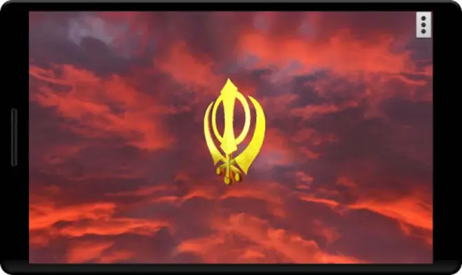 3D Khanda (Sikh Symbol) Live W android App screenshot 0